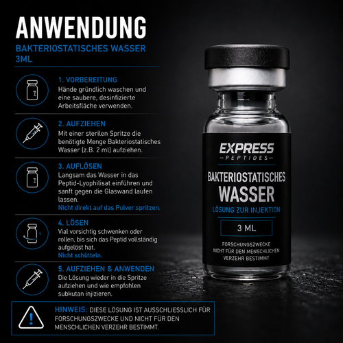 Bakteriostatisches Wasser 3ML